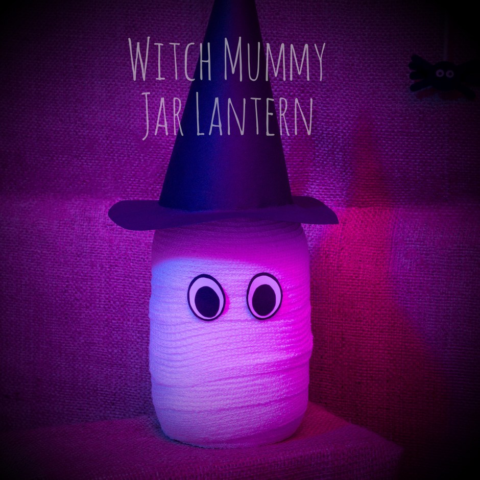 witch mummy jar lantern