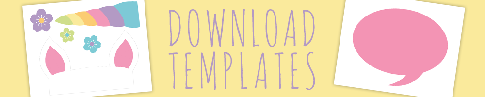 Download Unicorn Horn Gift Box Topper Template