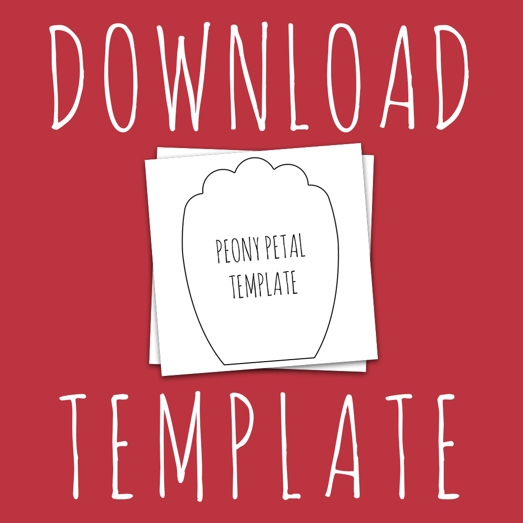 Download Peony Flower Petal Template