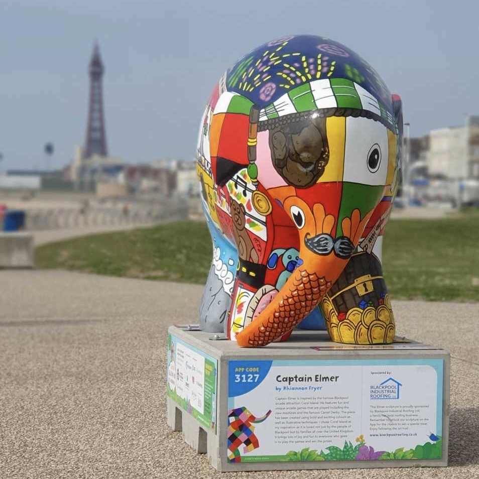 captain elmer blackpool tower big parade